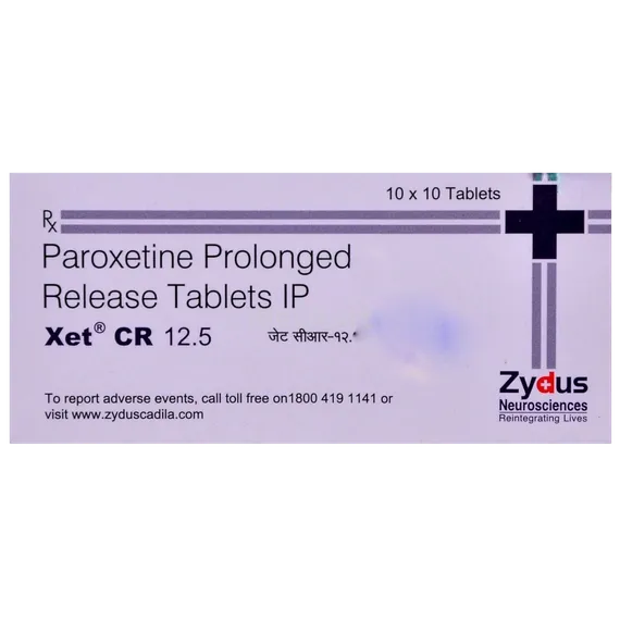 xet cr 12.5mg tablet 10's